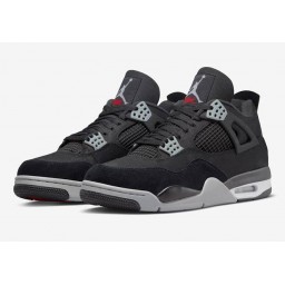 Air Jordan 4 Black Canvas