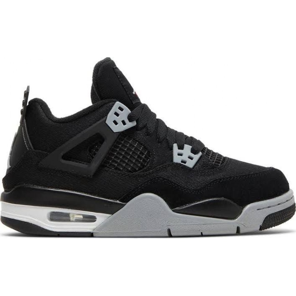 Air Jordan 4 Black Canvas