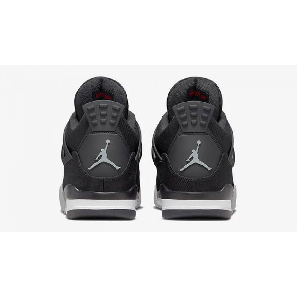 Air Jordan 4 Black Canvas