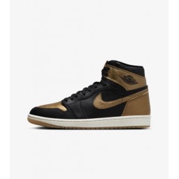  AIR JORDAN 1 HIGH OG BLACK AND GOLD